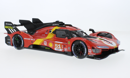 Ferrari 499P #51 Bburago 2023 24h Le Mans 1:18