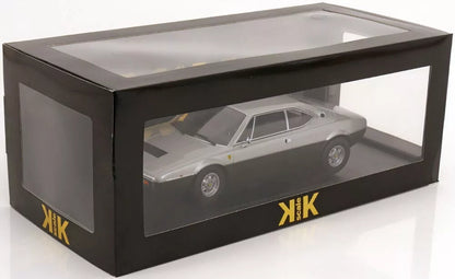 1974 Ferrari 308 GT4 Silver/Flatblack 1:18 KK-Scale