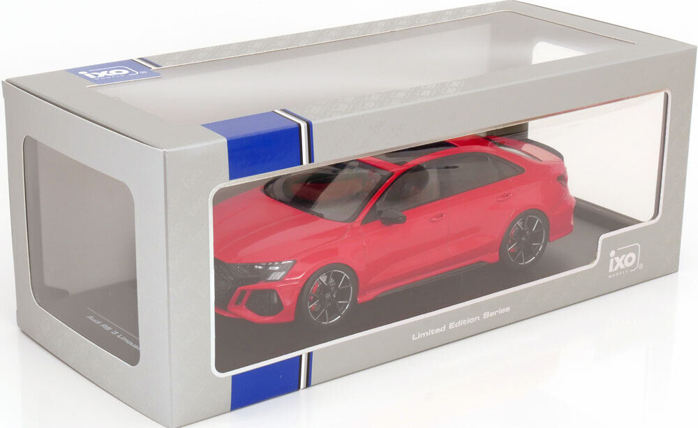 Audi RS3 Limousine Red Made by IXO for MCG 2022 1:18