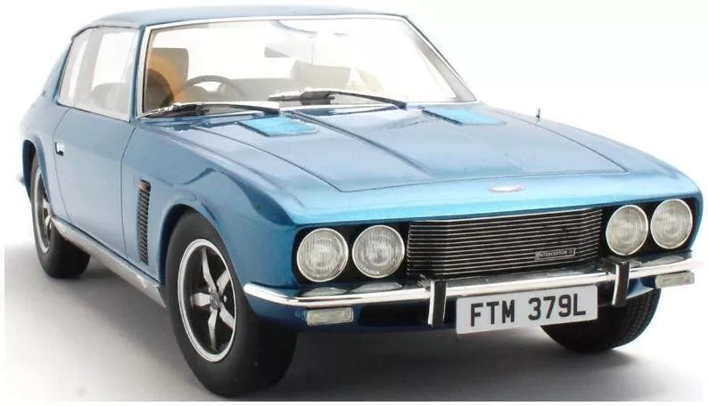 1972-1975 Jensen Interceptor III Blue 1:18 Cult Models