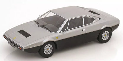 1974 Ferrari 308 GT4 Silver/Flatblack 1:18 KK-Scale