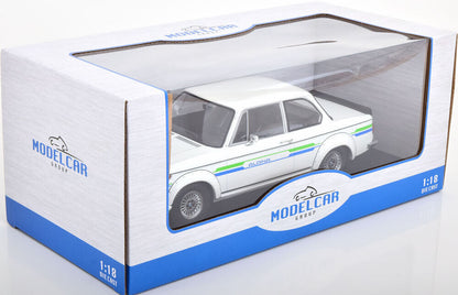 BMW 2002 Alpina White/Decorated 1973 1:18 MCG