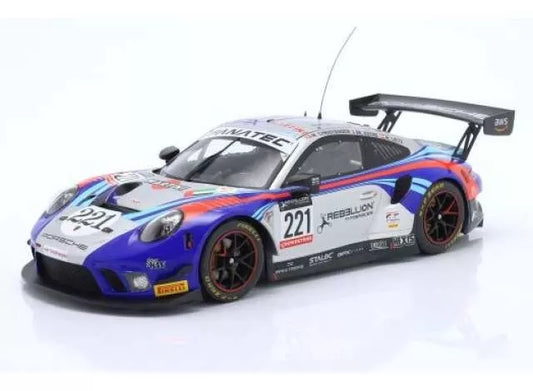 2022 Porsche 911 GT3 R #221 M. Christensen/R. Lietz/K. Estre 24h Spa 1:18 IXO