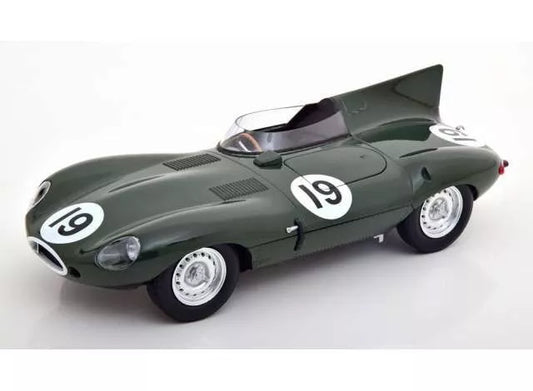 1955 Jaguar D-Type Longnose #19 Hawthron/Walters 12h Sebring Green 1:18 CMR