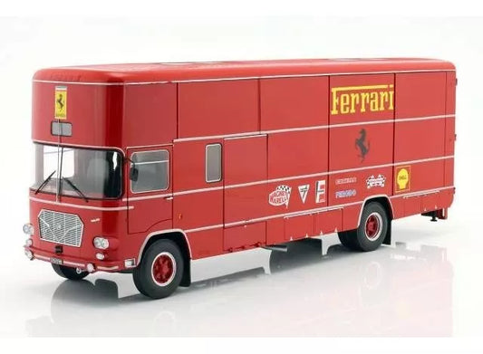 1967 Fiat OM 150 Ferrari Race Truck Red 1:18 CMR