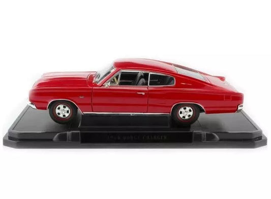 1966 Dodge Charger Red 1:18 Lucky Diecast