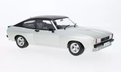 Ford Capri MK II X-Pack Silver/Matt Black RHD 1975 1:18 MCG