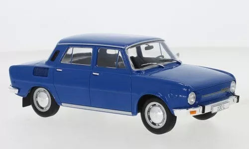 Skoda 100L Blue 1974 1:24 Whitebox