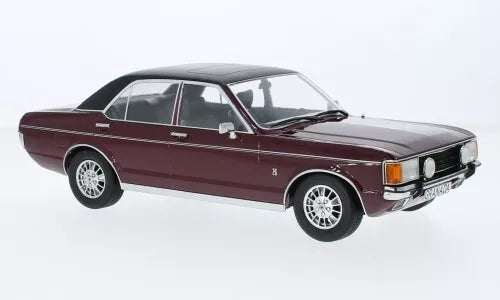 Ford Granada MK I Metallic-Dark Red / Matt Black 1975 1:18 MCG