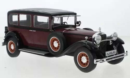 Mercedes Typ Nürburg 460/460 K (W08) Dark Red/Black 1928 1:18 MCG