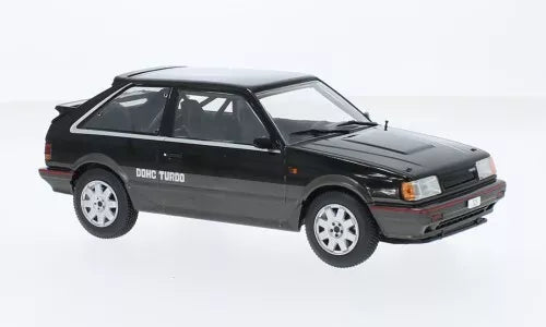 Mazda 323 4WD Turbo Black/Metallic-Dark Gray 1989 1:24 Whitebox