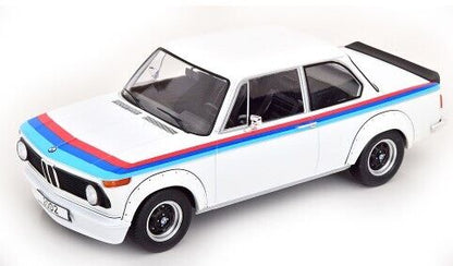 BMW 2002 Turbo White/Decorated 1973 1:18 MCG