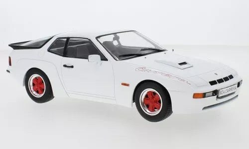 Porsche 924 Carrera GT White With Red Wheel Rim 1981 1:18 MCG