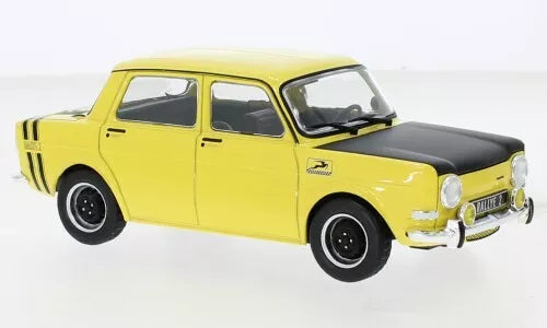 Simca 1000 Rallye 2 Yellow/ Matt Black 1970 1:24 Whitebox