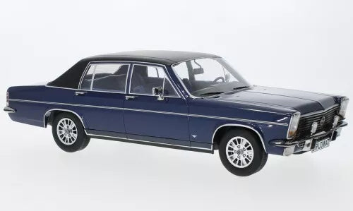 Opel Diplomat B Metallic-Dark Blue/Matt Black 1972 1:18 MCG