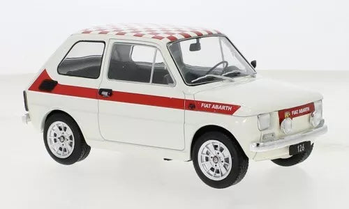 Fiat 126 Abarth-Look White 1972 1:18 MCG